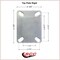 Service Caster 4'' High Temp Phenolic Wheel Rigid Top Plate Caster SCC-20R415-PHRHT-TP2 - alternate 4